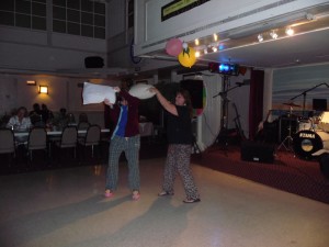 Pillow Fighting at the Atlantic Club Formal Pajama Party