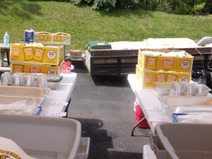 Boxes of Chips at The Atlantic Club Family Fun Day