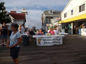 The Atlantic Club's Walk/Run for Recovery Booth in OCMD