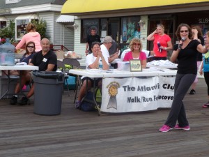 The Walk/Run for Recovery Booth